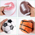 Liberty Imports 4 Pack My First Soft Plush Stuffed Sports Balls Toy Set for Kids, 5" - Football, Baseball, Basketball,