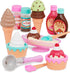 Battat Play Circle Toy Food Ice Cream Set Kitchen Accessories for Kids