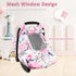 2 Floral Baby Carseat Cover Girls, Pea Pod Infant Car Seat Covers Canopy for Newborn with Layers Windows of Breathable
