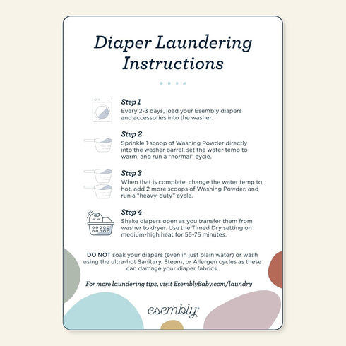 (6lb Esembly Laundry Washing Powder HE Mineral Based Detergent for All Household Laundry and Cloth Diapers Patented