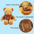 11.8 inches Teddy Bear Stuffed Animals - Soft Plush Cute Teddy Bear with Hoodie Doll for Boys Girls (Blue)