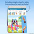 3, 4, 5, 6, 7 Skillmatics Scissor Skills Activity Book - Snip Snip Bluey, Preschool Cutting & Creative Activities, Felt