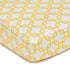 American Baby Company 100% Natural Cotton Percale Fitted Crib Sheet, Golden Yellow Twill Gotcha