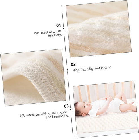 Vaguelly Urinal Pad Soft Boy Girl Changing Mat Reversible Breathable Design for Newborn Care for Diaper Changing Tables