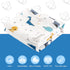 REMASS 6-Layer 25x51inches 0-4 Muslin Hooded Towel Made from Organic Cotton Cotton Bath Towel, Soft Bath Towels