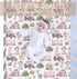 Selgkds 52''x28'' Pink Farm Animals Baby Crib Sheets for Girls Barn Pig Duck Cow Horse Bows Tractors Soft Snug Fitted