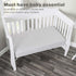 Everyday Kids 2-Pack Fitted Crib Sheets - 100% Soft Breathable Microfiber Baby Sheets for Standard Size Crib Mattress,