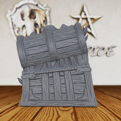 AUSPDICE Chest Mimic DND Miniatures, Paintable Miniatures for Board Games, Perfect for RPG Enthusiasts
