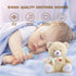 9 BEREST Sleeping Bear Baby Sleep Soother- Mom's Heartbeat White Noise Machine Infant Stuffed Animal Bear Toy Sleeping