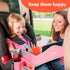 Pack 2, PILLANI Kids Travel Tray for Car Seat - Carseat Tray w/ iPad Holder & Dry Erase Board, Road Trip Activities