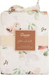 100% (28"x 52"), Crane Baby Crib Sheet - Cotton, Breathable Fitted Sheet for Standard Crib Mattress Butterfly Pattern