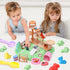 2.2lbs 3 4 5 6 7 8 Lorfancy Cat Sandbox Toys Kids Play Sand Kit Toddler Sensory Bin Toy Sand Pet Cat Figures Care Role