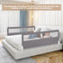 71-in Pack 1) HONEY JOY Bed Rail for Toddlers, Extra Long, Portable Safety Bed Guardrail w/Double Safety Child Lock