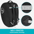 YOREPEK Padded Car Seat Travel Bag for Airplane, Compatible with Doona Car Seat, Foldable Gate Check Backpack