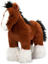 The Petting Zoo Standing Clydesdale Horse Stuffed Animal Plushie, Gifts for Kids,
