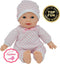 11-Inch Set Caucasian Soft Body Baby Doll Gift with Pacifier