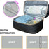 Diaper Tote Bag, Small Breast Pump Organizer, Double Layer Cooler Bag for Pump Parts