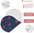 Mazeann 2 Pack Sea Cute Red Crabs Burp Cloths Baby Boys Girls Absorbent Soft Cotton Burping Cloths Rags