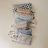 Set 2 mushie Water Resistant Wet Bags | Large & Small Reusable Storage Bag for Baby Items and Travel | Zippered Pockets