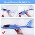 BooTaa 4 Pack Toy Airplanes - 17.5" Large Throwing Foam Planes with 2 Flight Modes, Outdoor Sport Game Toys