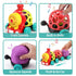 MOONTOY Baby Cars Toys for Babies 6-12 Months - Infant Toys Train, Soft Cars Ball Rattle, Musical Toddler Push Truck