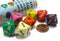 Koplow Games Set of 7 Place Value D10 Dice in a Tube for Counting 0 to 9,999,999