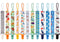 12 Pack Pacifier Clips with Strap 25.5cm - Premium Polyester Baby Pacifier