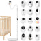 Derebir Baby Monitor Floor Stand Holder Mount Compactible with VTech/HelloBaby Momcozy/Nanit Pro/Blemil/iFamily/Leapfrog Cameras