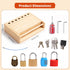 Set 3 4 5 Set, INIFEIDALA Montessori Screwdriver Board - Lock and Key Toy,Busy Board Toys for Year Olds Boy Birthday