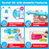 Peacurh 3-5 Set 3 2-3 2-4 Doctor Kit for Toddlers Kids Doctors Play with Interactive Learning Tablet Toys for Year Old