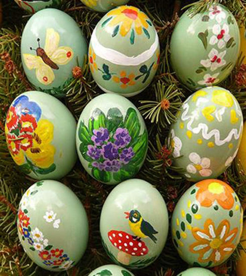 20 PCS Plastic Fake Eggs for DIY Easter Eggs, Painting and Realistic Egg Projects