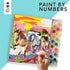 Bright Stripes Paint by Numbers Kit for Kids: Easy to Follow Paint by Numbers Canvas with Frame Kids Paint Kit (Wild Horses)