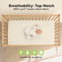 2-Pack 100% Set, 52x28 KeaBabies Muslin Crib Sheets for Boys, Girls - Organic Cotton Fitted Baby Crib Mattress Sheet