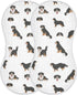 Set 4 Pack vvfelixl Baby Burp Cloths Bernese Mountain Dog Baby Newborn Cotton Burping Cloths Baby Washcloths