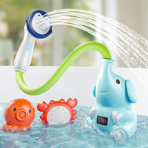 G-WACK Baby Bath Toys Shower Head Sprayer with Water Thermometer for New