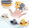 Bath Pool Toys for Toddler, Stacking Toy with 3 Boat 3 Sensory