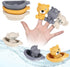 Bath Pool Toys for Toddler, Stacking Toy with 3 Boat 3 Sensory