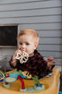Haakaa Silicone Clover Teether Toy, Food Grade Silicone for Babies 3-12 Months, Soft Chew Toy (Oat)