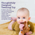 Bambeado LittleBamber Baby Teething Toy - Made with Natural Rubber & Amber Elements - Gentle Support, Easy to Hold
