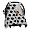 Dear Baby Gear Car Seat Canopy, Soccer Ball and Soccer Pattern on