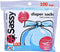 Sassy 100 Count Disposable Diaper Sacks, Powder Scented, 4-25 Sacks per Roll,
