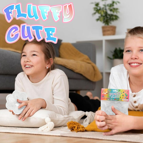 JIACAI 2pcs Squishy Paw, Cat Paw Squeeze Toys,Cute Fufu Toys, Fidget Toys for Stress Relief, Novelty Cute Things Sticky