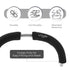 StrollAir Set of Two Universal Handle Sleeve Covers, Black, 9 Inch
