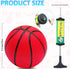 42Pcs 5" Mini Basketball Balls Bulk Set, PVC Small Basketball for Over The Door Basketball Hoop Games