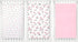 3 Pack 28x52 Inches PHF Soft Rose Floral Crib Sheets Fitted, Silky Comfy Breathable Baby Sheets for Boys Girls, Fits