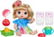 Baby Alive Fruity Sips Doll, 12-inch Apple Baby Doll Set for 3 Year Old Girls, Drinks & Wets