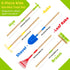 Set: 5-Piece Theefun Kids Garden Tool Safe Toddler Size Hoe, Rake, Shovel, Leaf Rake, Broom Kids Gardening Tools