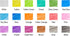 Madisi Crayon Bulk Pack, Regular Size, 900 Count, 18 Colors