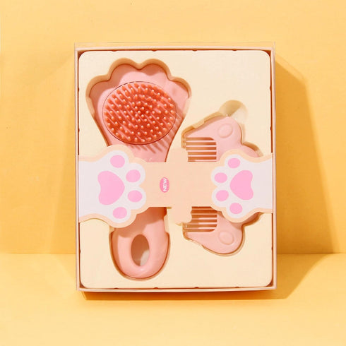 Lyaiwever Set,Small Baby Hair Brush,Toddler Hair Comb,Baby Hair Brush Comb Cute Comb for Wet Dry Hair - Silicone Gentle