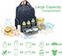 WITSTEP Backpack Diaper Bag with Changing Station, Baby Diaper Bag Organizer for Moms Dads Large Baby Changing Bags